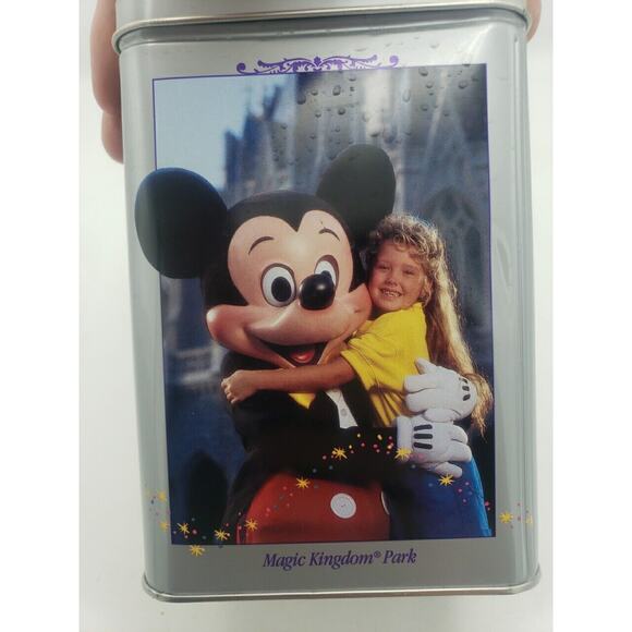 1996 Nestle Toll House 25th Anniversary Walt Disney World Tin Epcot Beauty Beast - Picture 6 of 8